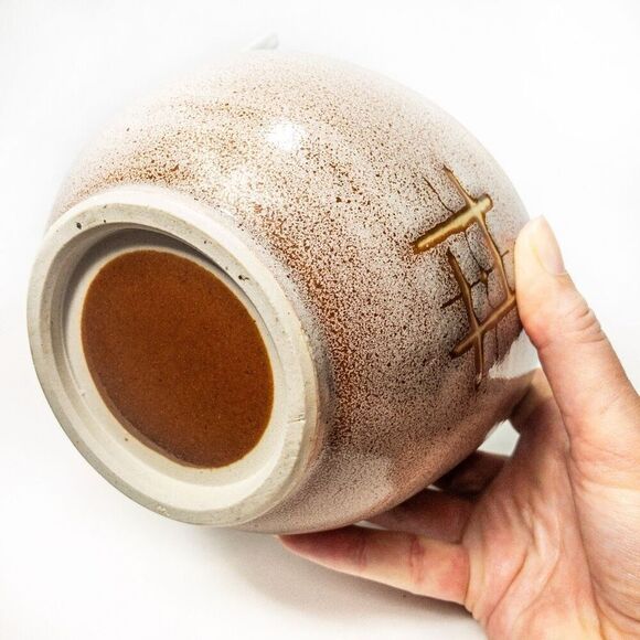 Mid-Century VTG Asymmetrical Cut-Out Ceramic Bowl/Planter - Picture 6 of 8